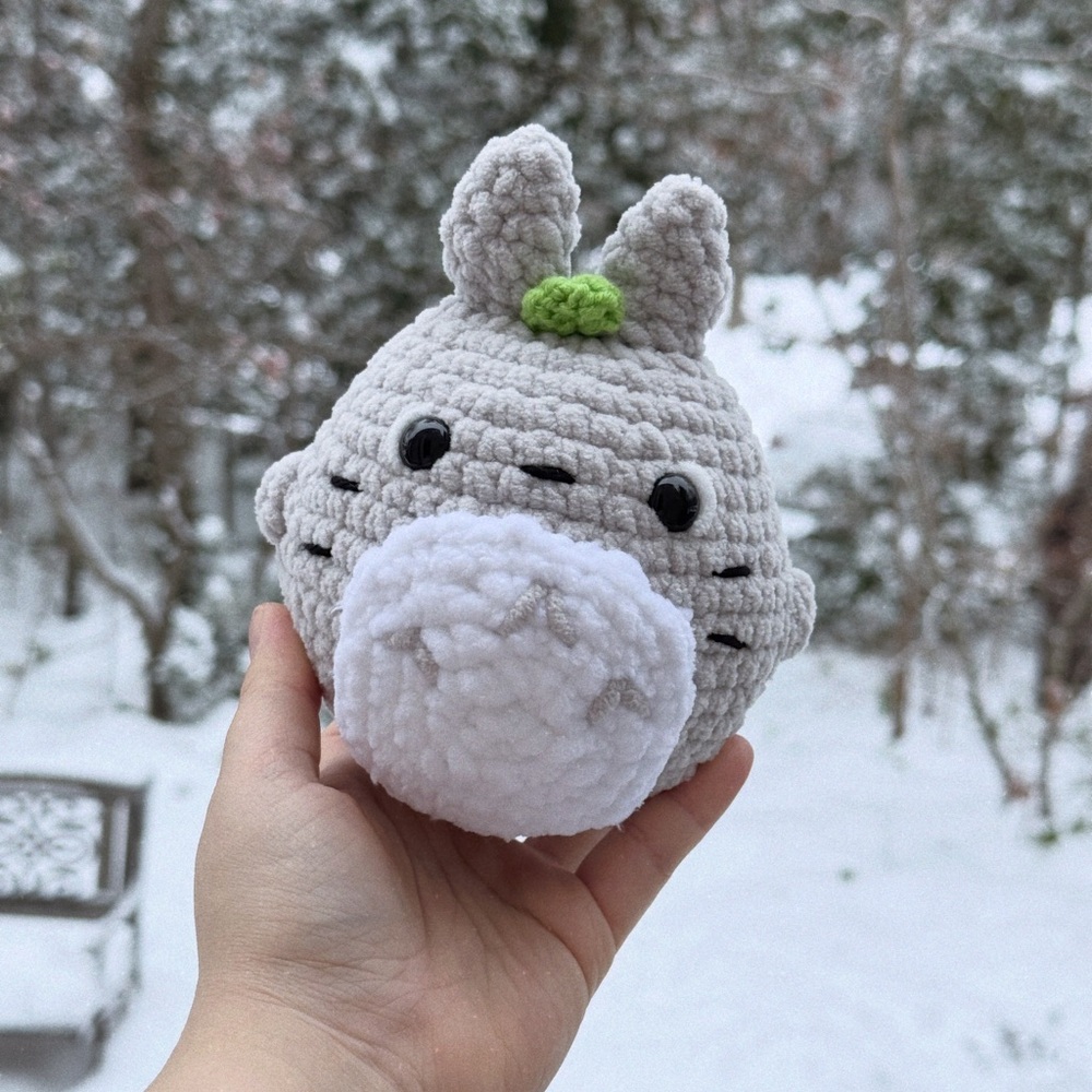 Totoro Crochet Plushie - HANDMADE BY ME